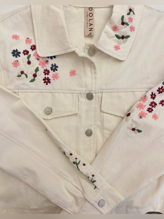 Dolan Anthropologie Jackets & Blazers - Dolan Anthropologie Floral Embroidered Jacket (M Ptp 21”) NWOT